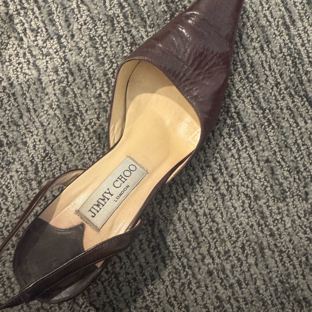 Jimmy Choo Women's Brown Leather Shoes